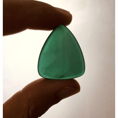 Wholesale 1pcs Natural Green Carnelian Agates Guitar Pick,Stone Crystal Guitar Pick,"Round Tip" Quality Stone Bead Guitar Pick