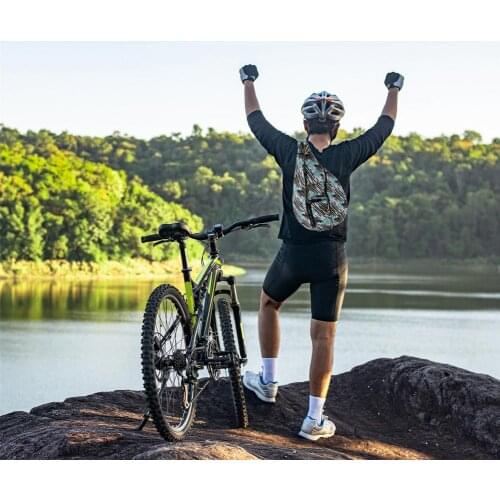 Casual Fashion Chest Sling Bag Waterproof Rope Bag Cotton Cross Body Sling Bag Large Capacity Shoulder Bag Cross Body Bag Bike