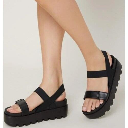 Sandals Women Summer New 2021 Chunky Platform Sandals Open Toe Flip Flop Shoes Women Sports Sandal Casual Female Design Slides