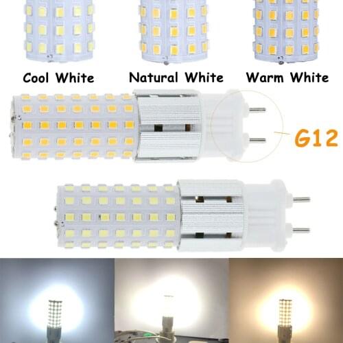 1500LM Super Bright G12 LED Lights Corn Bulbs 96LEDs 2835 SMD Ceramics+Aluminum 220V 110V 15W Replace 150W Halogen Lamps Lampara