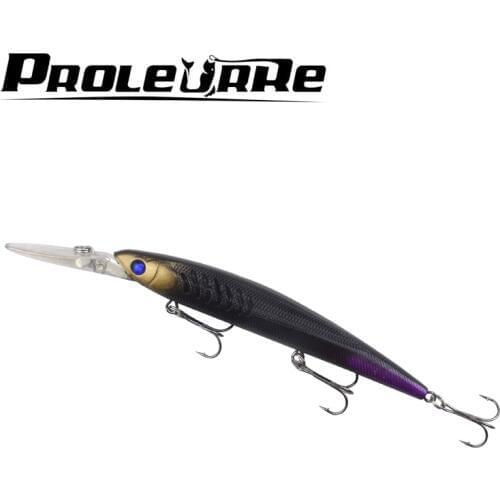 1PCS Sinking Minnow Fishing Lures 145mm 13.8g Deep diving Wobbler Artificial Hard Fake Baits Crankbait Pesca Fishing Tackle