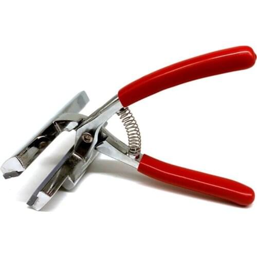 12cm Oil Painting Pliers Clamp with Red Handle Stretched Canvas Cloth Fabric Wide Jaw Stretch Tool for Advertising Print