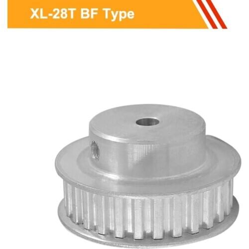 XL 28T Gear Pulley 11mm Belt Width XL Type Timing Belt Pulley 6/8/10/12/18/19/20mm Bore Toothed Pulley Wheel for Laser Machine