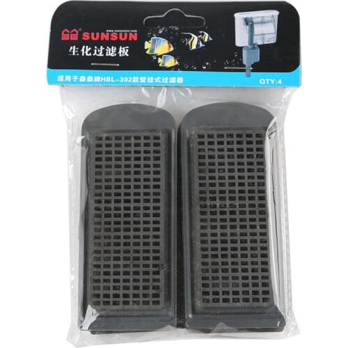 2Pcs 4pcs / Set Aquarium Filter Media Original Pads Replacement for SUNSUN Hang On Filter HBL-301 302 303 701