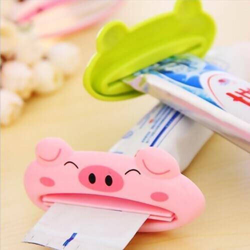 1PCS Toothpaste Squeezer Cute And Useful Plastic Animal Creative Portable