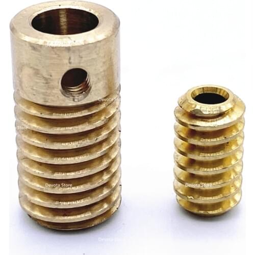 2X 0.5M Worm gear 3mm 065/151 Turbine 3.175 4 5 6 mm deceleration worm