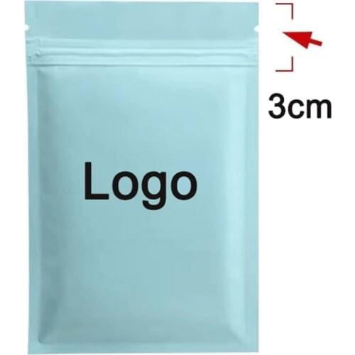 30 Pcs Suspended Self Sealing Bag Jewelry Bag Socks Underwear Bag Mask Bag Packaging Bag Custom LOGO Thick Storage Food Bag