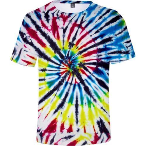 3D Tie Dye Flashbacks t shirt boys girls Colorful Psychedelic printed tshirt t-shirt harajuku streetwear t shirts tee clothes