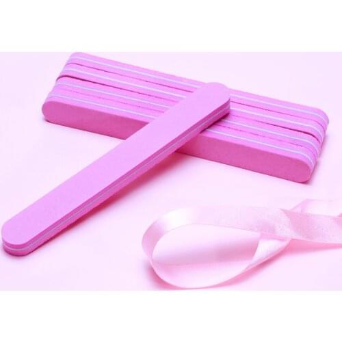 50pc/Lot Washable Nail File Sanding 2-Side Nail Buffer File Polishing Sandpaper Lasting Durable Nail File Pedicure Manicure Tool