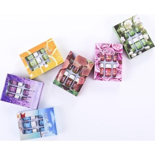 6pcs/set Essential Oil For Aroma Diffuser Humidifier3ML Fragrance Aromatherapy Oil Natural Spa