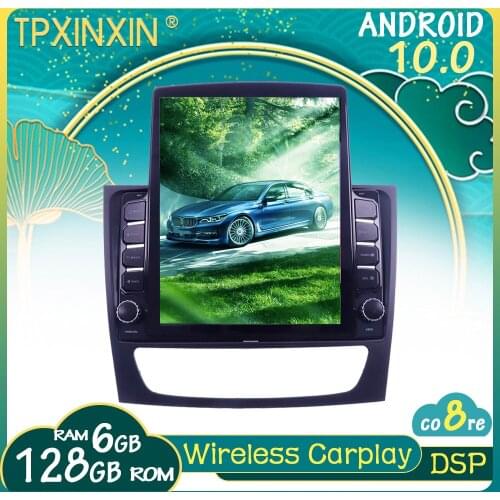 10.0 For Mercedes Benz E/C-Class W211 Android Car Stereo Car Radio with Screen Tesla Radio Player Car GPS Navigation Head Unit