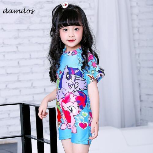Bikini 2019 Swimwear Girls Swimsuit Kids Two Piece Swimming Suit Summer Clothes Beach Dress Sport Wear Bathing Suit Cover-ups