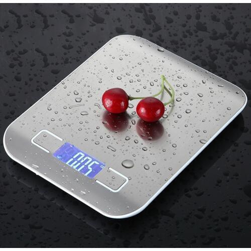 Household Kitchen Scale Slim LCD Digital Electronic Kitchen Scales 10kg/5kg 1g Food Diet Postal Scales balance Measuring tool