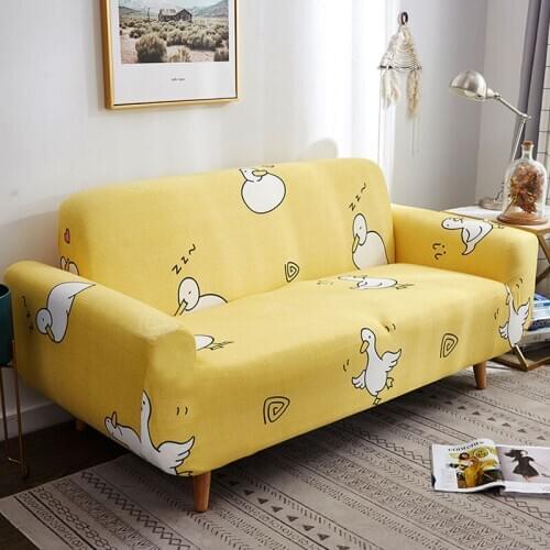 Cartoon Duck Sofa Cover Elastic For Living Room