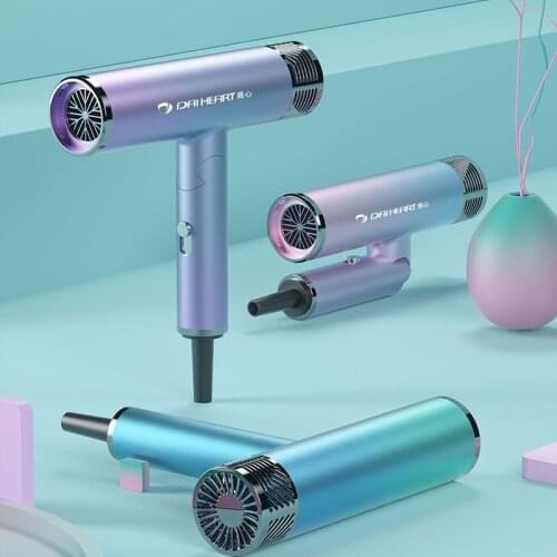 Negative ion hair dryer professional salon hairdryer household strong fast drying wind gale speed Portable blow dryer Anion