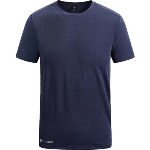 New Large size L- 7XL 8XL Mens t-shirt men summer round neck T-shirt sport casual quick dry breathable tops T-shirts 6 colors