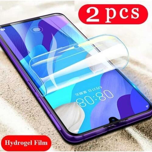 2Pcs cover hydrogel film for huawei honor 8 8s 8c 8a pro 8x max protective film honor 9x pro phone screen protector on Not Glass