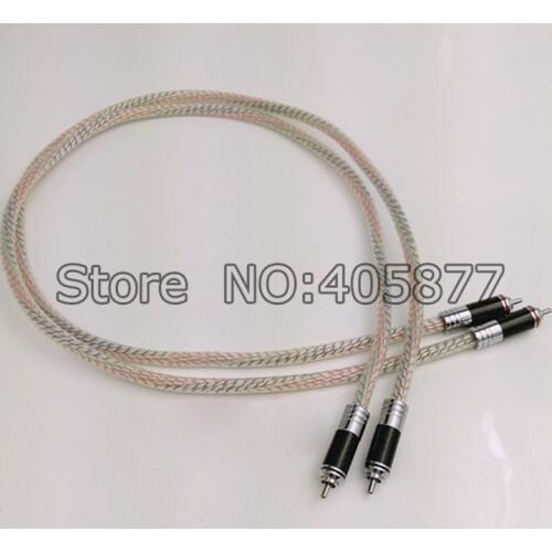 Valhalla Series RCA Interconnect Cable With carbon fiber hifi audio Cable 1M