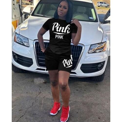 TNNAOFF Plus Size Letter print Two Piece Tracksuits Women Set Short Sleeve T Shirt Sexy Biker Shorts Lounge Wear Matching Sets