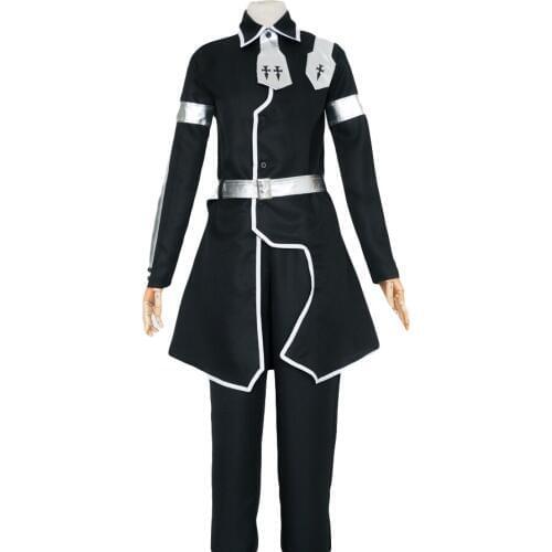 Brdwn Sword Art Online Alicization SAO 3 Unisex Knight Kirigaya Kazuto Kiriko Cosplay Costume Suit (Top+Pants+Belt)
