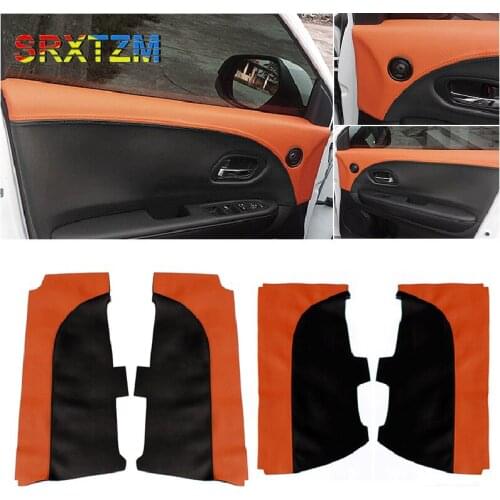 Car Door Panel Cover Sticker Trim For Honda XRV Vezel H-RV Vezel 2015 2016 2017 2018 2019 2020 Car Accessories