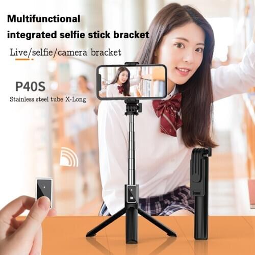 New Wireless Bluetooth Selfie Stick 4 In 1 Remote Control Shutter Selfie Stick Tripod Selfie Stick For All Cell Phones,patented