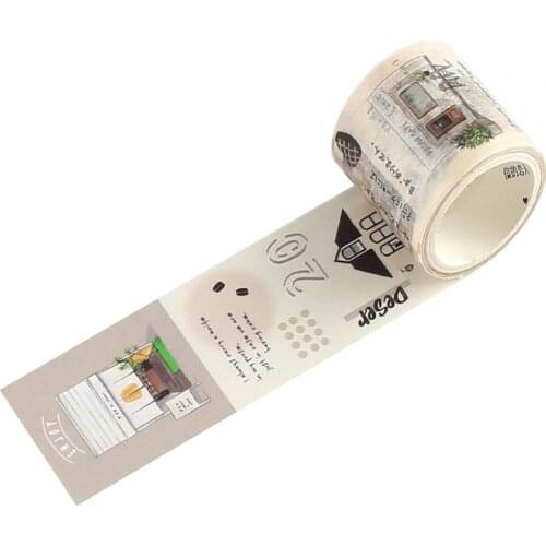 Washi Tape Fade-less Self-adhesive DIY Scrapbook Journals Craft Supplies Decorative Tape for Girl