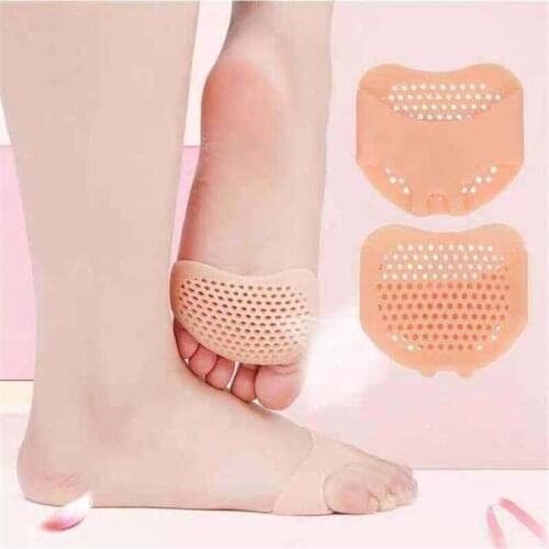 Silicone Forefoot Metatarsal Pad Pain Relief Orthotics Foot Massage Anti-slip Protector High Heel Elastic Cushion Feet Care