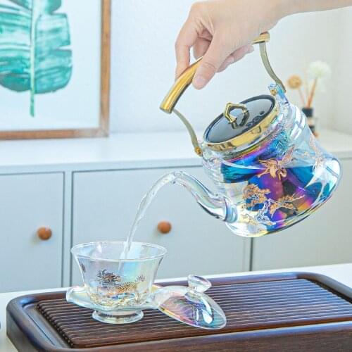 Beicaishao glass teapot, steamer, tea set, electric pottery stove, small silent household tea making stove, kettle