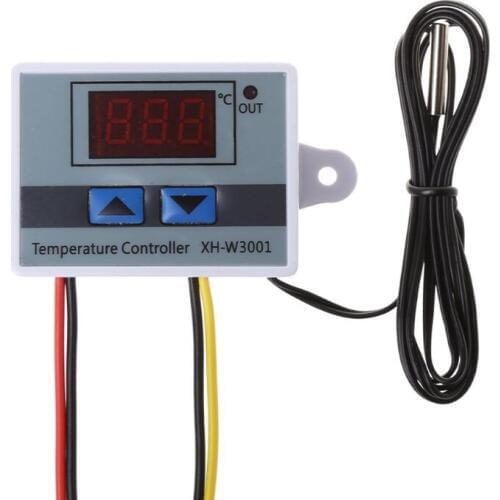 220V LED Digital Temperature Controller 10A Thermostat Control Switch Probe New