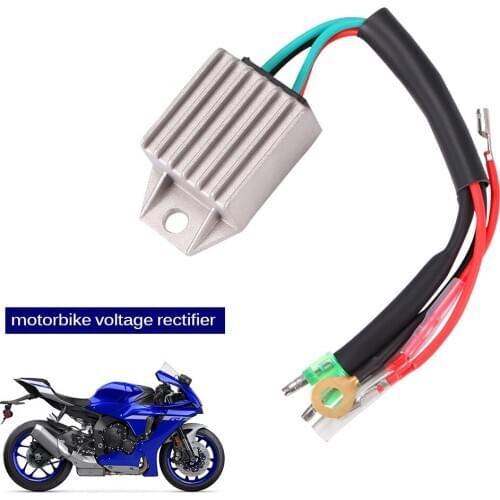 TiOODRE Boat Voltage Rectifier Regulator Fits For Yamaha 15HP 2-Stroke Motor Outboard Engines, Gray Motorcycle Accessories