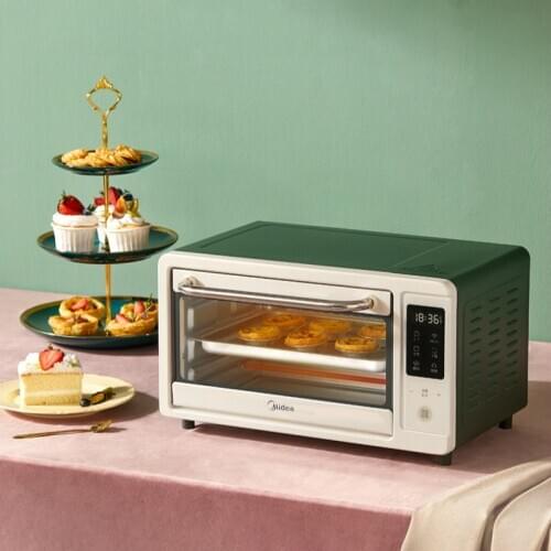JRM0268 Midea Smart Electric Oven Home Baking Small Multi-function Fermentation Automatic Electronic Oven PT1411W Home Appliance