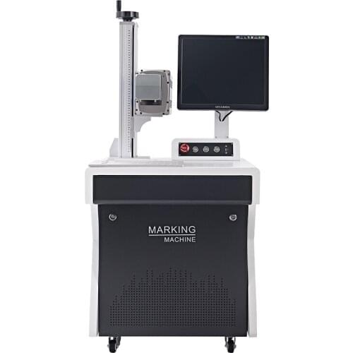Faith 20w/30w/60w 3D Mopa Desktop Gold Color Portable Co2 Laser Marking Machine For Metal