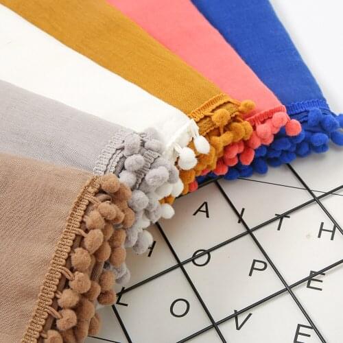 High Quality Cotton Plain Shawls Scarf Fashion Muslim Hijabs Wraps Headband Newest Women Scarves 13 Colors 180*80cm 1PC Retail