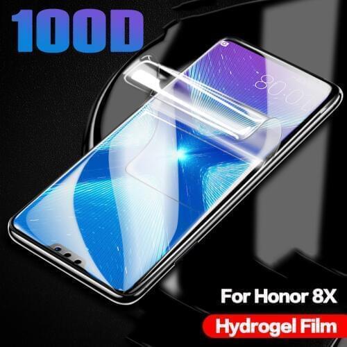 100D Protective Film For Huawei Honor 8X 8S 8C 8A 20 Screen Protector Hydrogel Films For Huawei Mate 20 Pro 20Lite Light Film