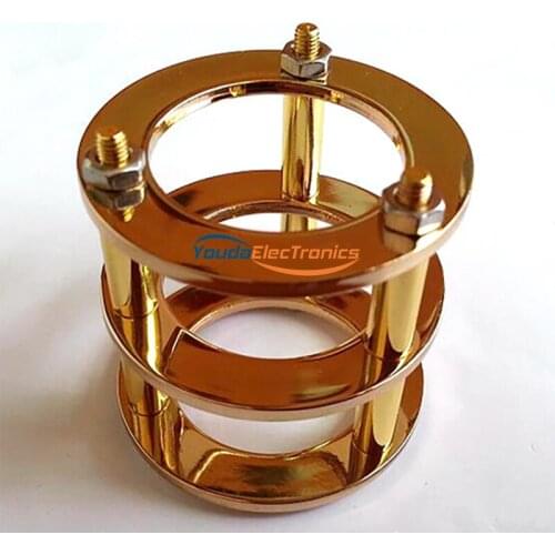 1pc Gold Plated AMP Tube Guard Protector Cover for 12AU7 12AX7 12AT7 6922 6N3 6N6
