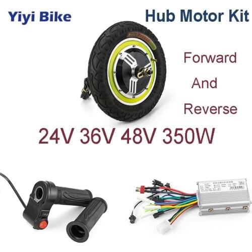24V-48V 350W 12inch Electric Vehicle DC Motor Brushless Motor controller Electric Bicycle ebike Scooter Throttle conversion Kit