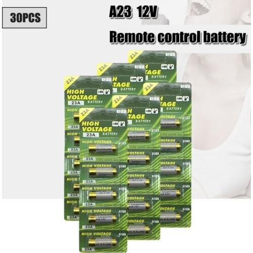 30PCS Alkaline Dry Battery 12V 23A 21/23 A23 E23A MN21 MS21 V23GA L1028 Small Batteries for Toys, Doorbell, Remote Control etc