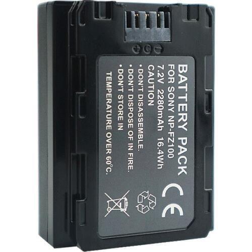 2000mAh NP-FZ100 NP FZ100 NPFZ100 camera battery Rechargeable for Sony Alpha 9 A9 9R A9R 9S A9S A7RIII A7R3 7RM3 A7m3 BC-QZ1