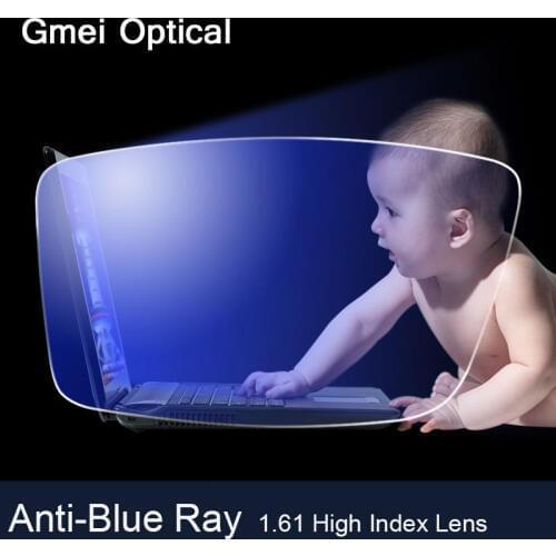 Anti-Blue Ray Lens 1.61 High Index Myopia Presbyopia Prescription Optical Lenses For Eyes Protection Reading Eyewear