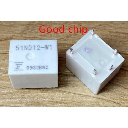 5PCS 51ND12-W1 Car relay 5-pin 1 group conversion New original parts