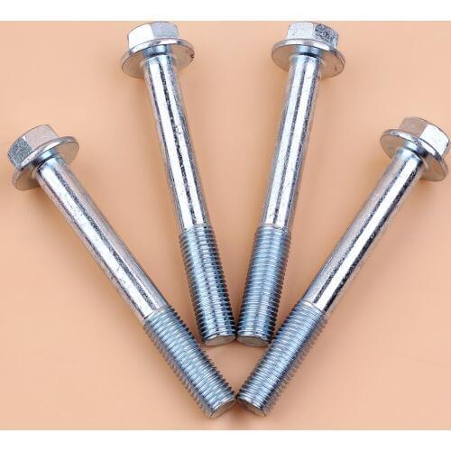 4Pcs/lot Cylinder Head Mount Bolt Fit HONDA GX270 GX390 GX340 GX240 188F 190F Engine Motor Gasoline Petrol Generator Parts