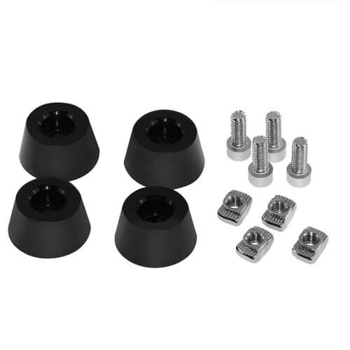 4 Sets 3d Printer Antivibration Feet For i3 MK3 Printer Kit Anti-vibration Rubber Landing Mat Feet For 2020 Profile