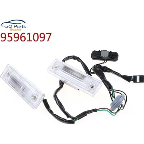 95961097 Rear Car License Plate Light Lamp W/ Trunk Release Switch Lock Tailgate Lid Button For Chevrolet Chevy Cruze Orlando