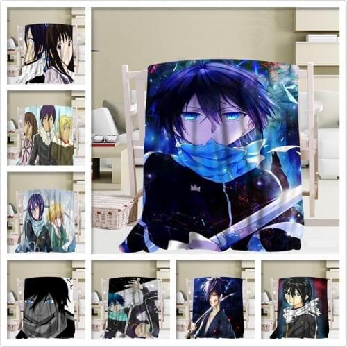 Customizable Noragami Blanket Sleep Cover Blankets On Bed Spreads Sofa Cover Bed Cover Travel Soft Warm Throw Blanket For Adult