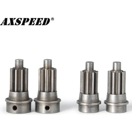 AXSPEED Front & Rear Axle Gear Shaft Drive for 1/10 Traxxas TRX4 RC Crawler Car Metal Axle Input Gear Shaft Replacement Parts