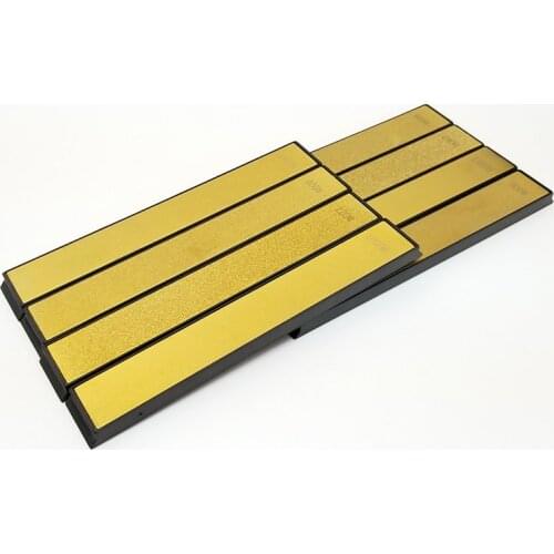 Professional Golden Diamond Plate Kitchen Knife Sharpener Stone Whetstones Knife Sharpening Tool