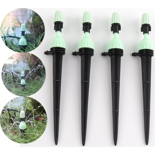 10~50pcs 20cm Garden Drip Irrigation Sprinkler Adjustable Greenhouse Vegetable Watering Ground Nozzle Gardening Irrigation Tool