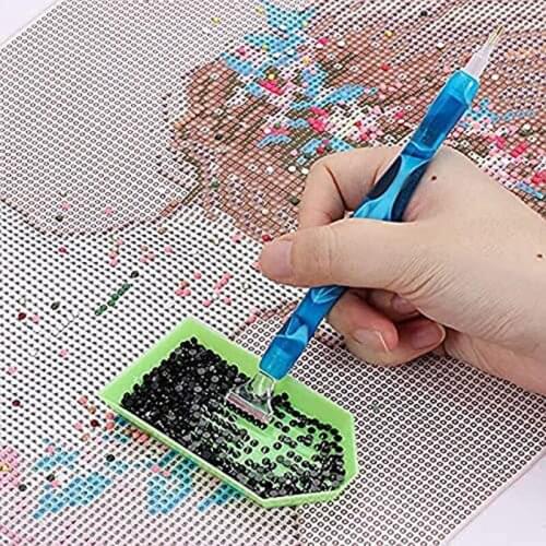 Diamond Painting Pen, 5D Diamond Painting Tools Suit for Diamond Paintings Hobby, Pens with Glue Clay and Various Tips, Handturn