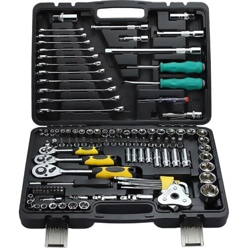 121 Pieces Ratchet wrench tool set Hard and durable